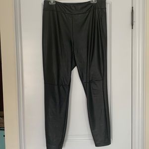 Dynamite faux leather pants size L